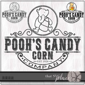 Halloween klassieke Winnie de Poeh SVG, Knorretje SVG, Happy Halloween SVG, Winnie Pooh Label Cipart Svg, Cricut silhouet snijden bestand