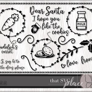 Vassoio di Babbo Natale in formato SVG, Piatto di Babbo Natale in formato SVG, Biscotti per Babbo Natale in formato SVG, Caro vassoio di Babbo Natale in formato Svg, Vassoio di Babbo Natale rettangolare in formato Svg, Caro vassoio di biscotti di Babbo Natale in formato Svg