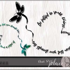 Dragonfly SVG PNG Files for Cricut Silhouette Glowforge Cutting File