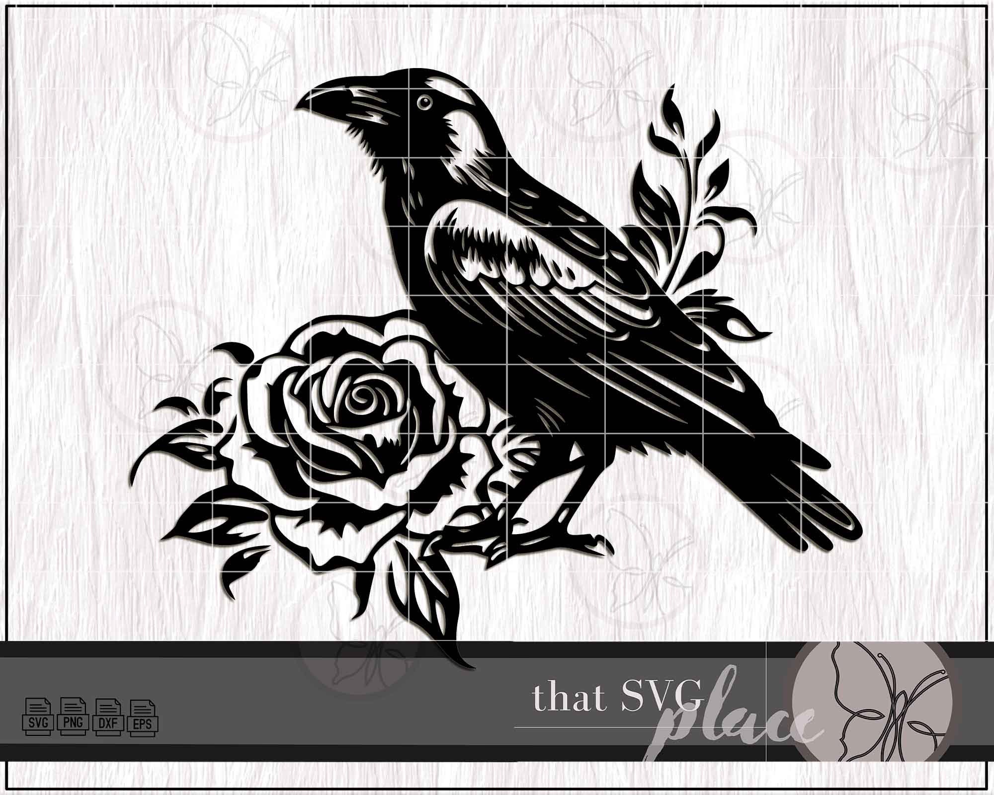 Raven Border Svg 