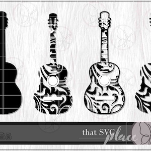 Gitaar SVG, CNC-gitaar, gitaar SVG-bestand, akoestische gitaar Svg, gitaar Svg voor Tumbler, gitaar speler Svg, Cricut snijden bestand, Laser Svg-bestand