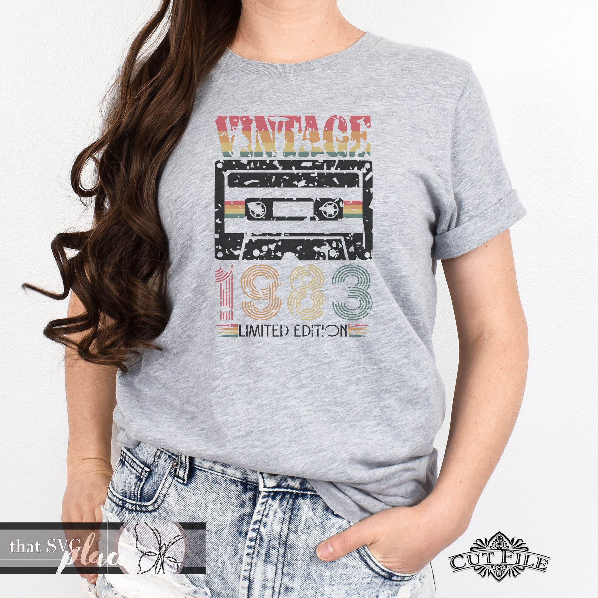 1983 SVG, 80s SVG, 1982 SVG, Limited Edition 1982 Svg, 40th Birthday ...