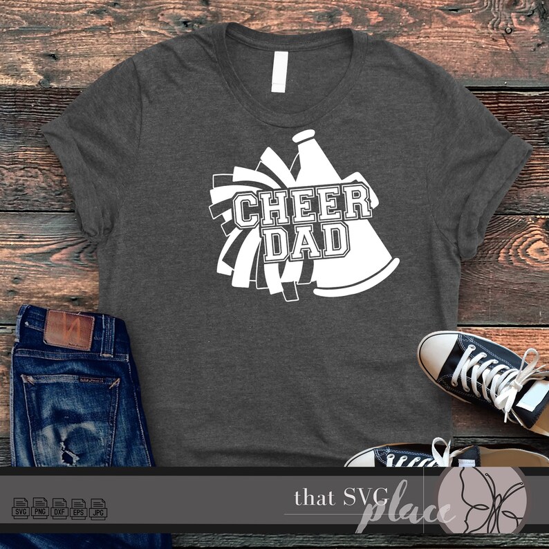 Cheer Dad SVG Cheerleader Svg Cheer SVG Megaphone SVG Cut - Etsy