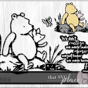 Classic Winnie the Pooh Piglet SVG, EPS, PNG, Cricut Silhouette ...