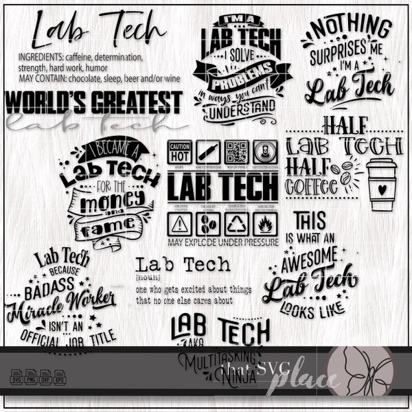 Lab SVG, Laboratory SVG Bundle, MLT Svg, Med Laboratory Tech Svg Png, Med Tech Svg, Laboratory Technologist, Technician, Digital Download