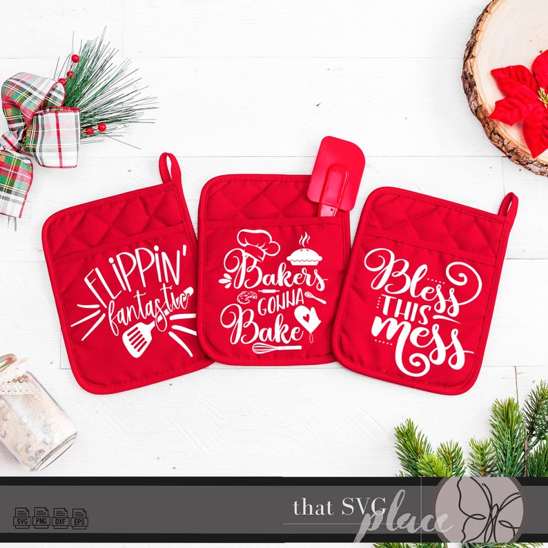 Pot Holder SVG Potholder SVG Kitchen Towel SVG Cutting Etsy
