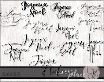 Joyeux Noel SVG, Joyeux Noël SVG, SVG francés, Granja Navidad Svg, Signo de Navidad Svg, Navidad Rústica Svg, Descarga Digital