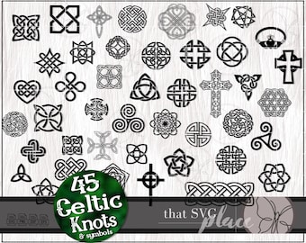 Celtic Knot SVG, Celtic SVG, Celtic Cross SVG, Celtic Knot Tattoo, Celtic Symbols Svg, Irish Svg, St Patricks Day Svg, Svg Files For Cricut