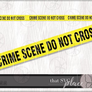 Crime Scene Tape SVG, Crime Scene SVG, Crime Tape SVG, Politie Svg, SVg voor Cricut, Snijbestand