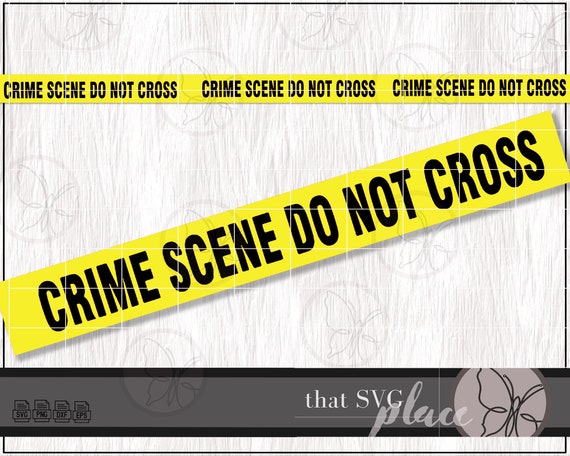 Crime Scene Tape SVG, Crime Scene SVG, Crime Tape SVG, Police Svg, SVg For Cricut, Cutting File