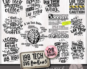 Lab Tech SVG, Lab Technologist PNG Bundle 3, MLT Svg, Laboratory Png, Med Lab Tech Svg, Phlebotomist, Laboratory Technician, Cricut Cut File