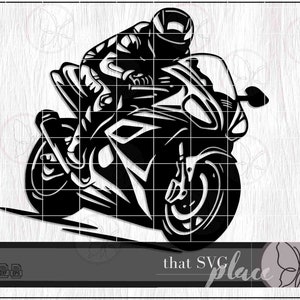 Motorrad SVG, Motorrad Clipart, Motorrad PNG, Motorrad Vektor, Biker SVG, Racing SVG, Cricut geschnitten Datei