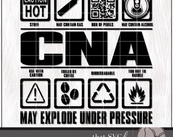 CNA SVG, Certified Nursing Assistant Svg Png, CNA Life Cricut Cut File, Sublimation Digital Download, Cna Appreciation Gift Svg