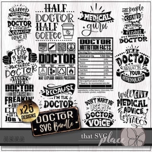 Doctor SVG, paquete de diagnóstico SVG, médico escolar PNG, regalo de agradecimiento médico Svg, camiseta de doctor Svg, archivo de corte Cricut