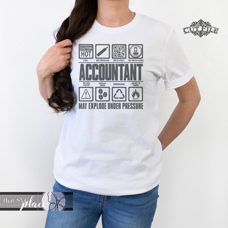 Accountant SVG PNG Bundle, Accounting Svg, School Bookkeeper Svg, CPA Svg Appreciation Gift, Coworker Shirt Svg, Finance Clipart image 5