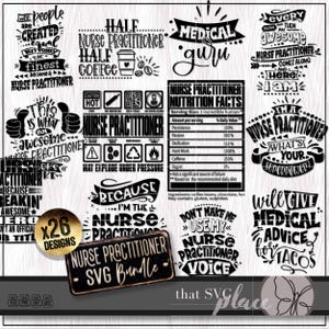 Krankenschwester Praktiker SVG, EP PNG Bundle, Wertschätzung Geschenk, Shirt SVG, Sublimations Bundle, Cricut Cut Datei