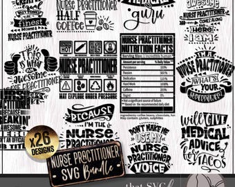 Nurse Practitioner SVG, NP PNG Bundle, Appreciation Gift, Shirt Svg, Sublimation Bundle, Cricut Cut File
