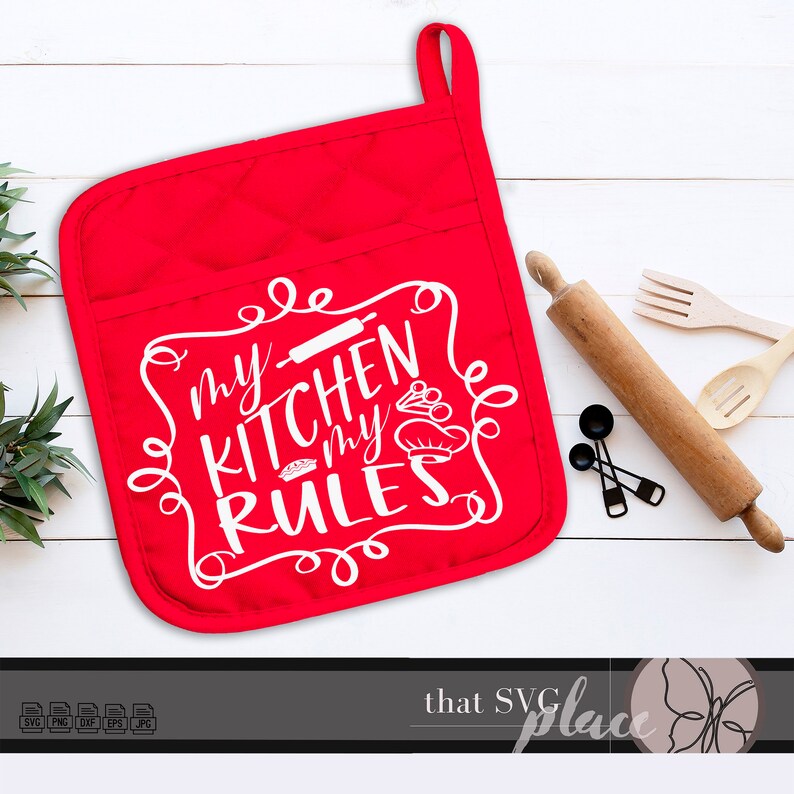 Pot Holder SVG Potholder SVG Kitchen Towel SVG Cutting Etsy