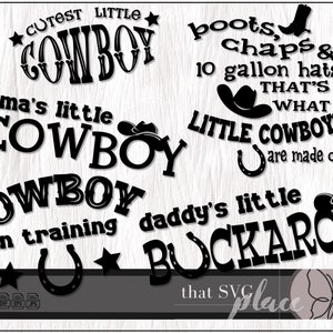 Rodeo SVG-bundel, Cowboy SVG, Mijn eerste rodeo, Cowboy in training, Western SVG, Country Svg, Rodeo Png Cricut Snijbestand, Digitale download