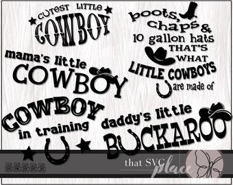 Rodeo SVG Bundle, Cowboy SVG, My First Rodeo, Cowboy In Training, Western SVG, Country Svg, Rodeo Png Cricut Cutting File, Digital Download