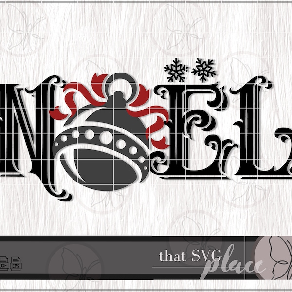 Noel SVG, Noël SVG, Cricut Cut File, Digital Download