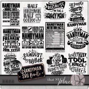 SVG bricoleur, menuisier SVG, PNG SVG collègue, cadeau d'appréciation, valeur nutritive chemise sublimation, Cricut