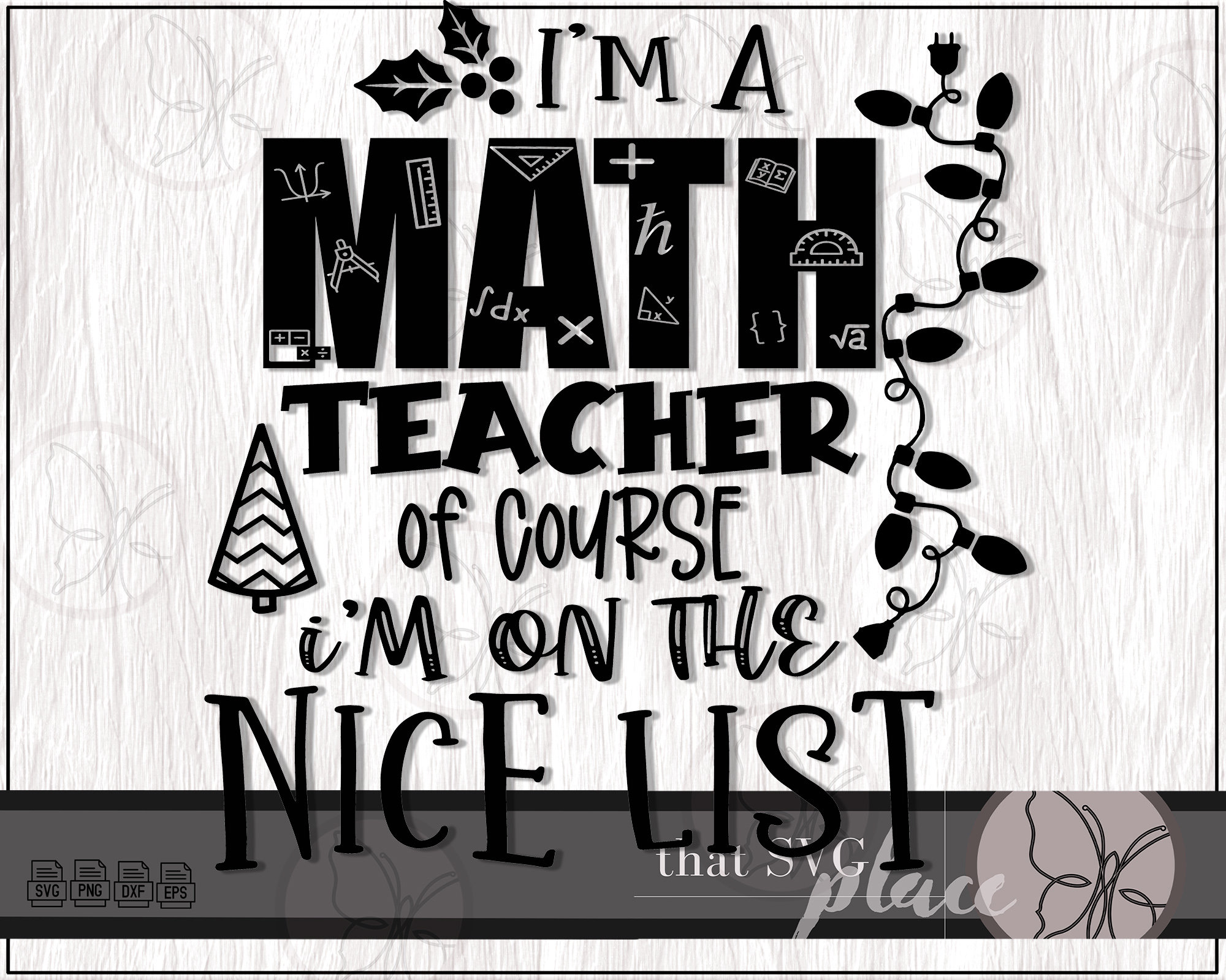 Math Teacher SVG, Math SVG, Teacher SVG Cricut Cutting File Silhouette ...