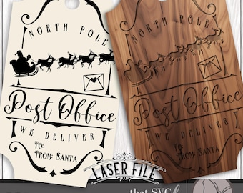 Weihnachtsanhänger SVG für Lasermaschinen, Weihnachtsgeschenkanhänger SVG, Weihnachtsgeschenketikett SVG, Cricut Silhouette geschnitten Datei, Laserdatei
