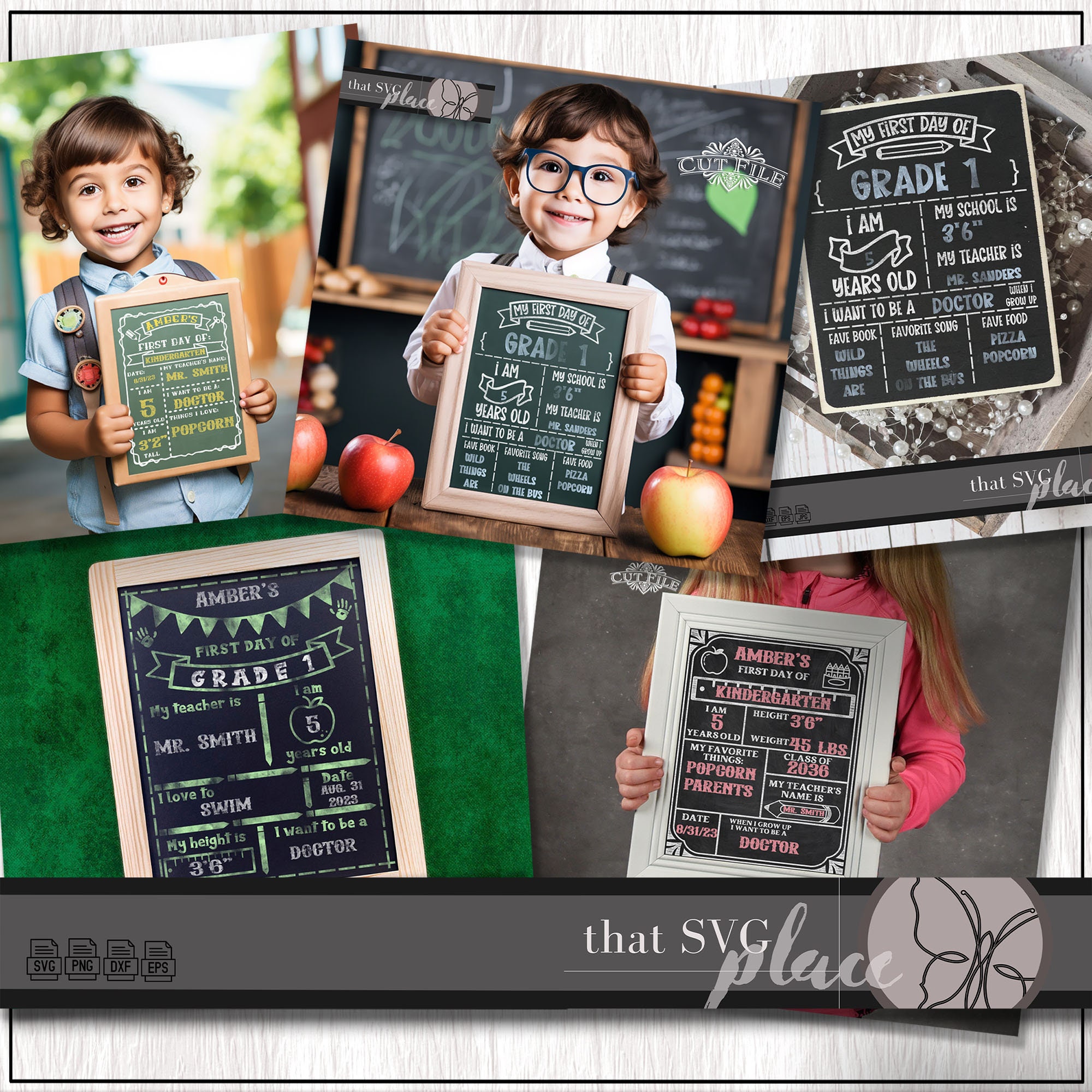 First Day of School SVG, 1st Day of School SVG, Back to School SVG ...