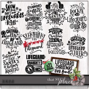 Bagnino SVG, Pacchetto PNG di Natale, Bagnino SVG, Sparkle Svg, Regalo di apprezzamento, Maglietta Svg, File di taglio Cricut