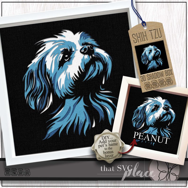 Mom Shadow Box Svg Template - Etsy