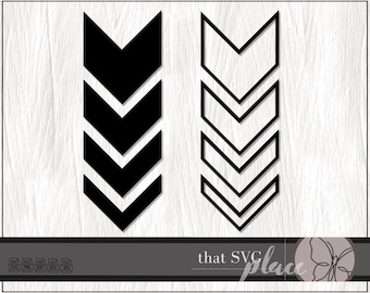 Chevron Arrow SVG, Chevron SVG, Chevron Patroon SVG eps, png, dxf, jpg Silhouette Cricut Glowforge Cutting File, Digitale Download