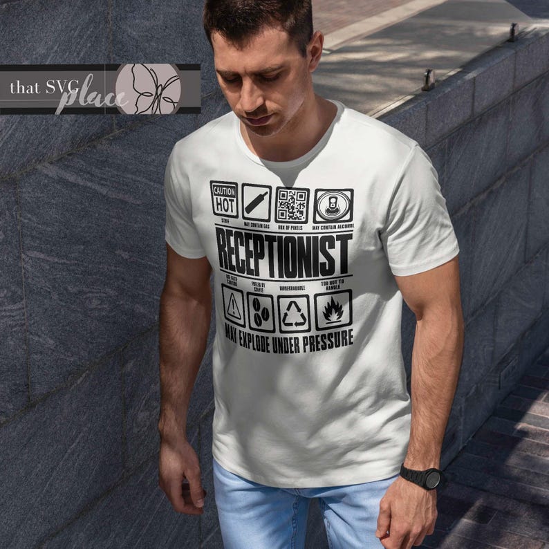 Receptioniste SVG, Admin Assistant PNG-bundel, grappige secretaris Svg, Admin Appreciation Gift, Shirt Svg, Cricut Cut-bestand afbeelding 9