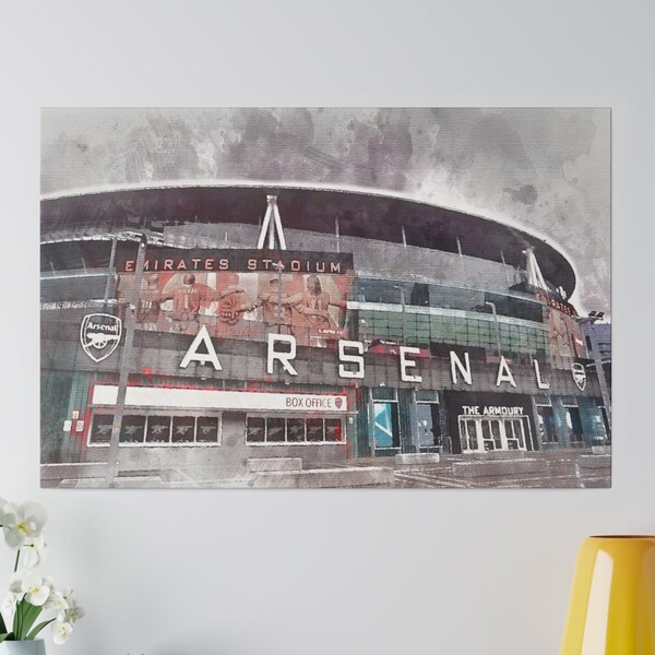 Arsenal Canvas Wall Art Etsy