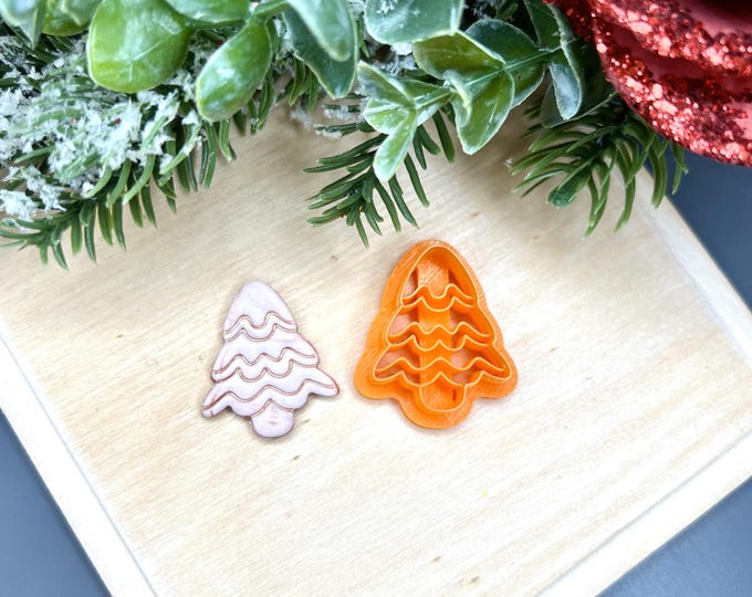 Christmas Tree 21 Polymer Clay Cutters - Handmade Earrings - Cookie Cutters - Ceramic Tools