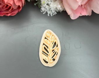 Leaf Shape 4 Polymer Clay Cutter – Earring Making Tool for Handmade Jewelry