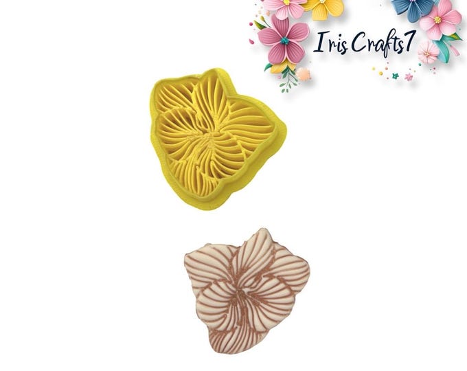 Flower 47 Polymer Clay Cutter - Earrings Making - Ceramic Tools