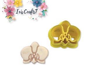 Orchid Flower No 2 Polymer Clay Cutter Jewelry Tool