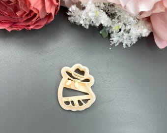 Cowboy Ghost 2 Polymer Clay Cutters_ Handmade earrings_ Ceramic tools_ Silver Clay