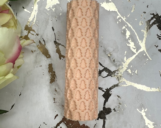 Polymer clay texture roller Christmas 8