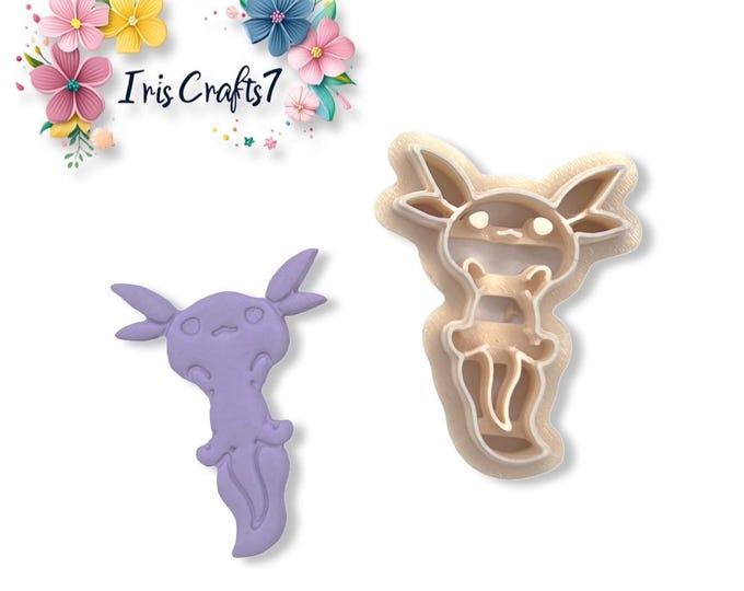 Axolotl 1 Polymer Clay Cutter - Ceramic tools - Earrings Making
