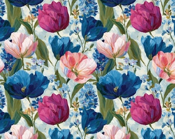 Tulips Image Transfer Paper for Polymer Clay Earring Making, Jewellery Tools