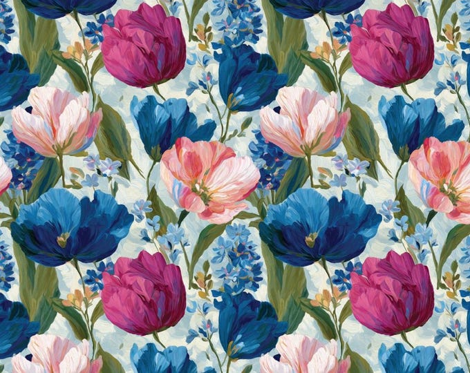 Tulips image transfer paper -Clay transfer paper - Clay tools - Magic transfer paper