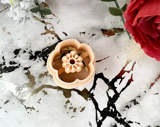 Cherry blossom polymer clay cutter