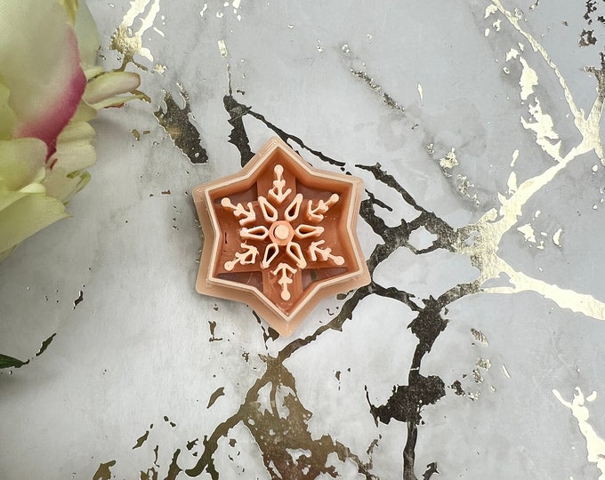 Snowflake 4 polymer clay cutters / christmas cutters / earrings cutters