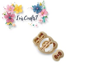 Bunny in a Carrot Polymer Clay Cutter - Ceramic Tools - Earrings Making