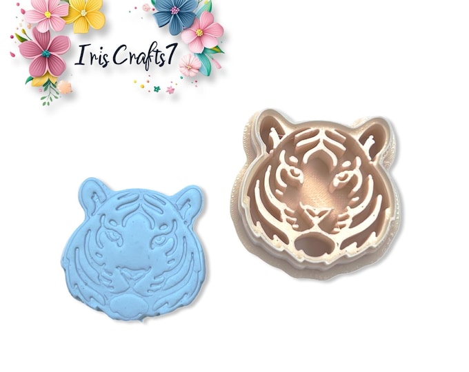 Tiger Clay Cutter for Earring Making - Creative Jewelry Tool for Polymer Clay & Craft Designs