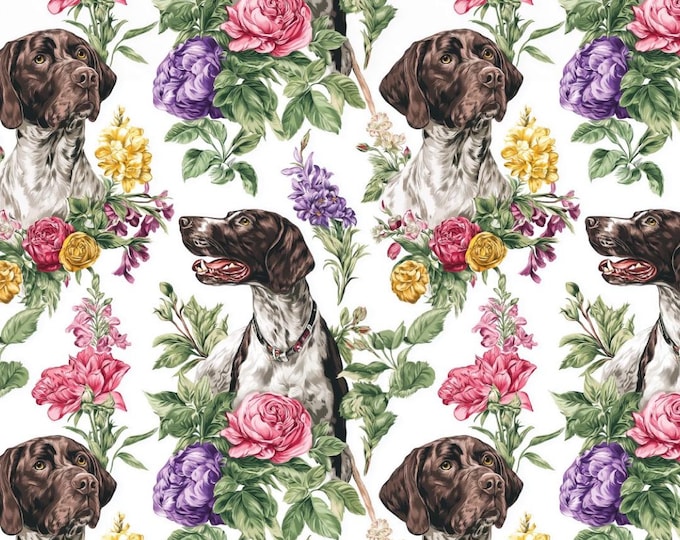 German Shorthaired Pointer 1 image transfer paper -Clay transfer paper - Clay tools - Magic transfer paper