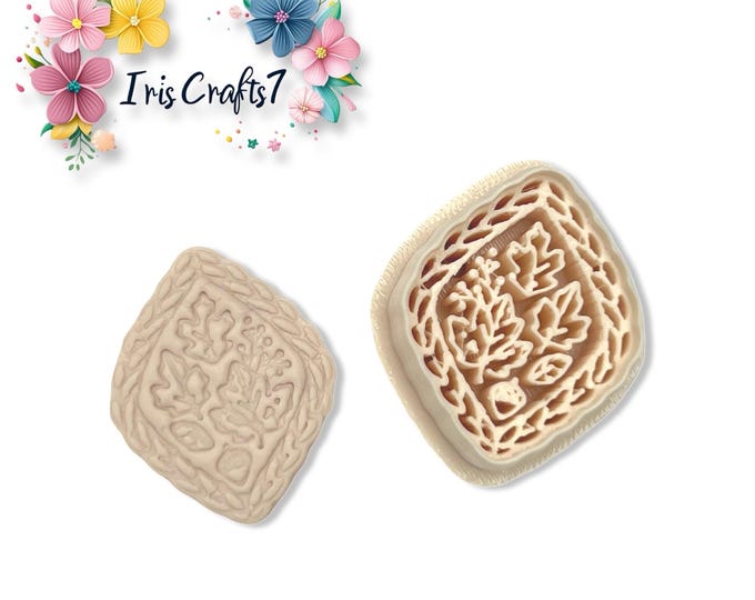 Clay Cutters Autumn Emblem – Unique Fall Inspired Clay Tools for Earrings, Autumn Jewellery Making & DIY Craft Supplies