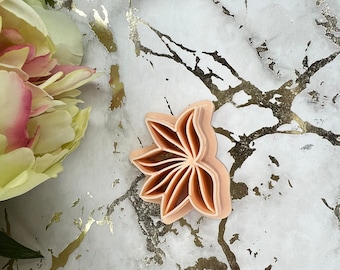 Flower 12 polymer clay cutter for earrings and jewellery making